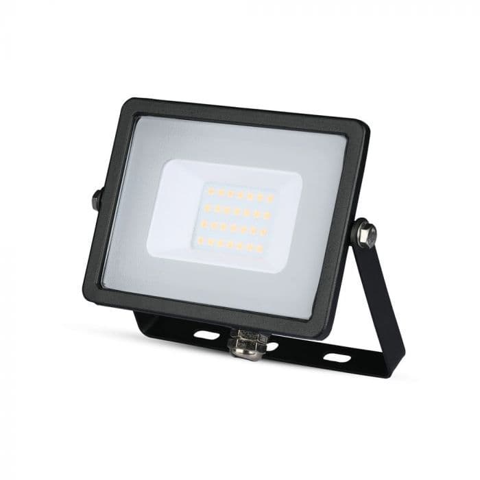 Reflektor LED PRO 20W, 6400K, 1600lm, čierny, VT-20 (V-TAC) 1