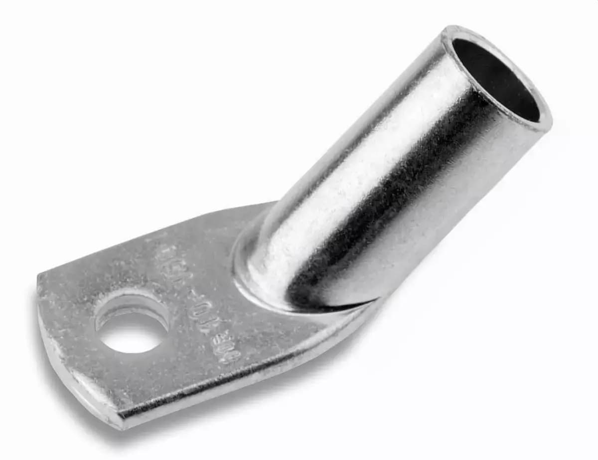 Neizolované trubkové oko 45° Cu 6/5 mm (100 ks) 1