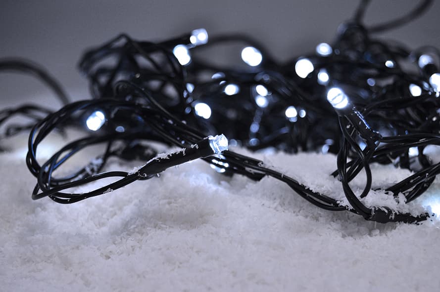 Vianočná sada 400LED 20m IP20 biela 8 funkcií 1