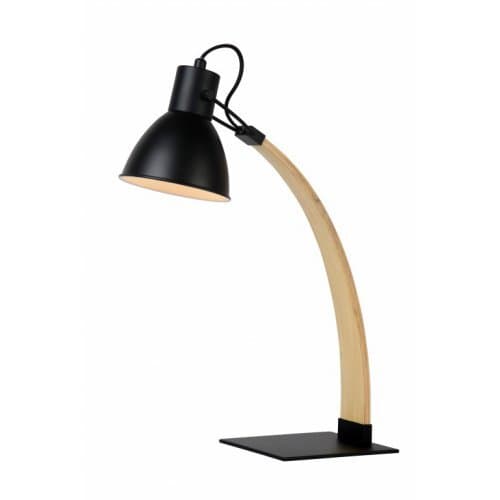 LUCIDE CURF Desk Lamp E27/60W Black, stolní lampa (Fulgur) 1