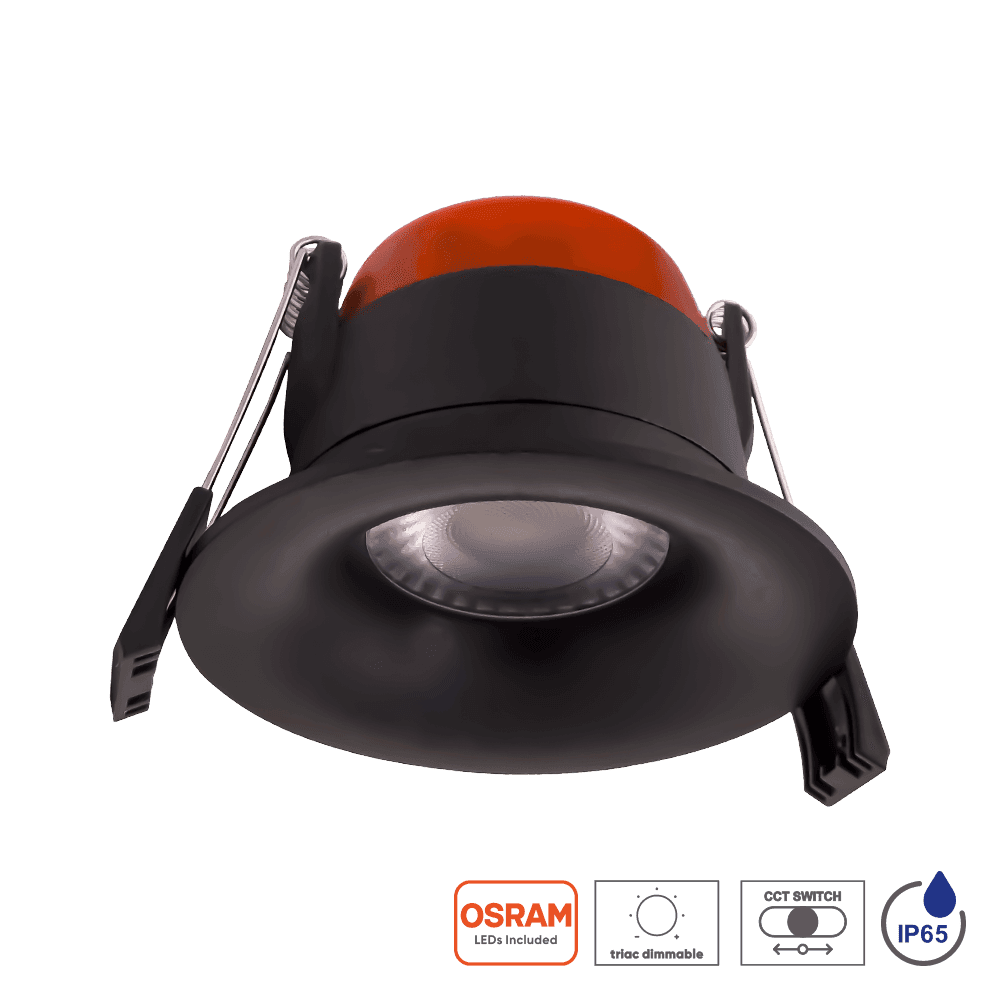 Svietidlo zapustené AXT 8W, 2700-6000K, IP65, čierne (Luxera) 1