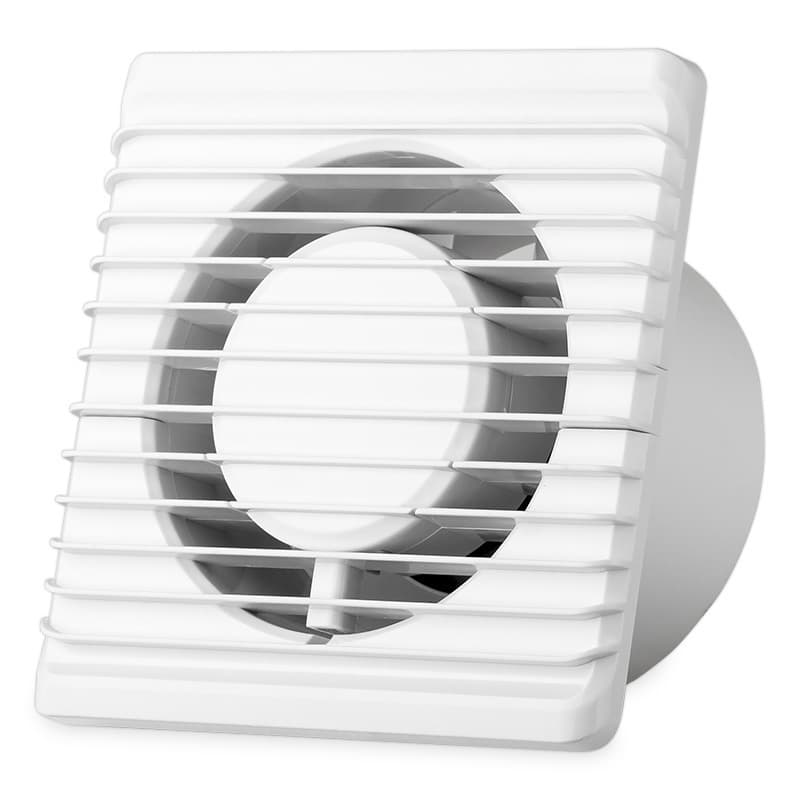 Domový ventilátor s napájacím káblom s vypínačom, o125mm, 140m3/h, 230V 1