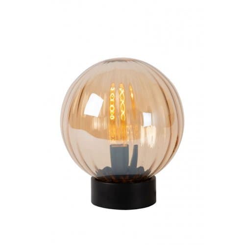 LUCIDE Lucide MONSAREZ - Table lamp - D25 cm - 1xE27 - Amber stolní lampa (Fulgur) 1