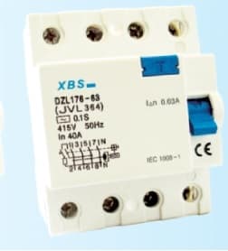 Chránič prúdový 4-pólový 100A/300mA 6kA FI-4/100/0,3 (XBS) 1