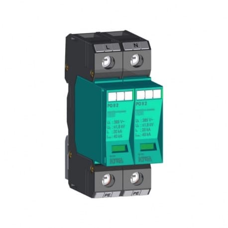 Prepäťová ochrana PO II 2 R 280V/40kA (KIWA) 1