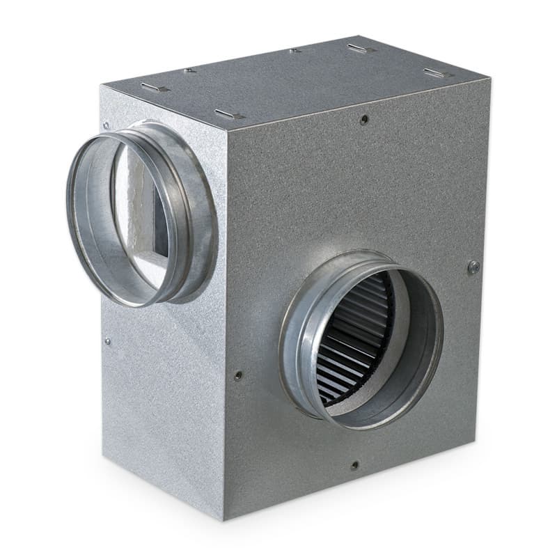 Tichý kovový potrubný radiálny ventilátor, o99mm, 400m3/h, 230V, 115W 1