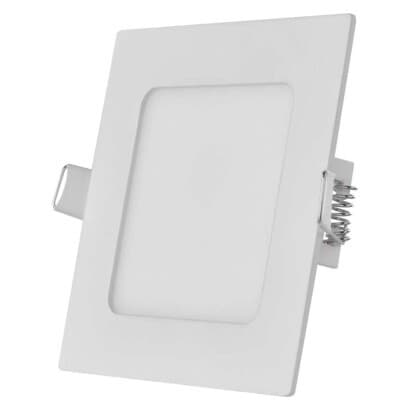 LED vstavané svietidlo NEXXO, štvorec, biely, 7W, teplá biela 1