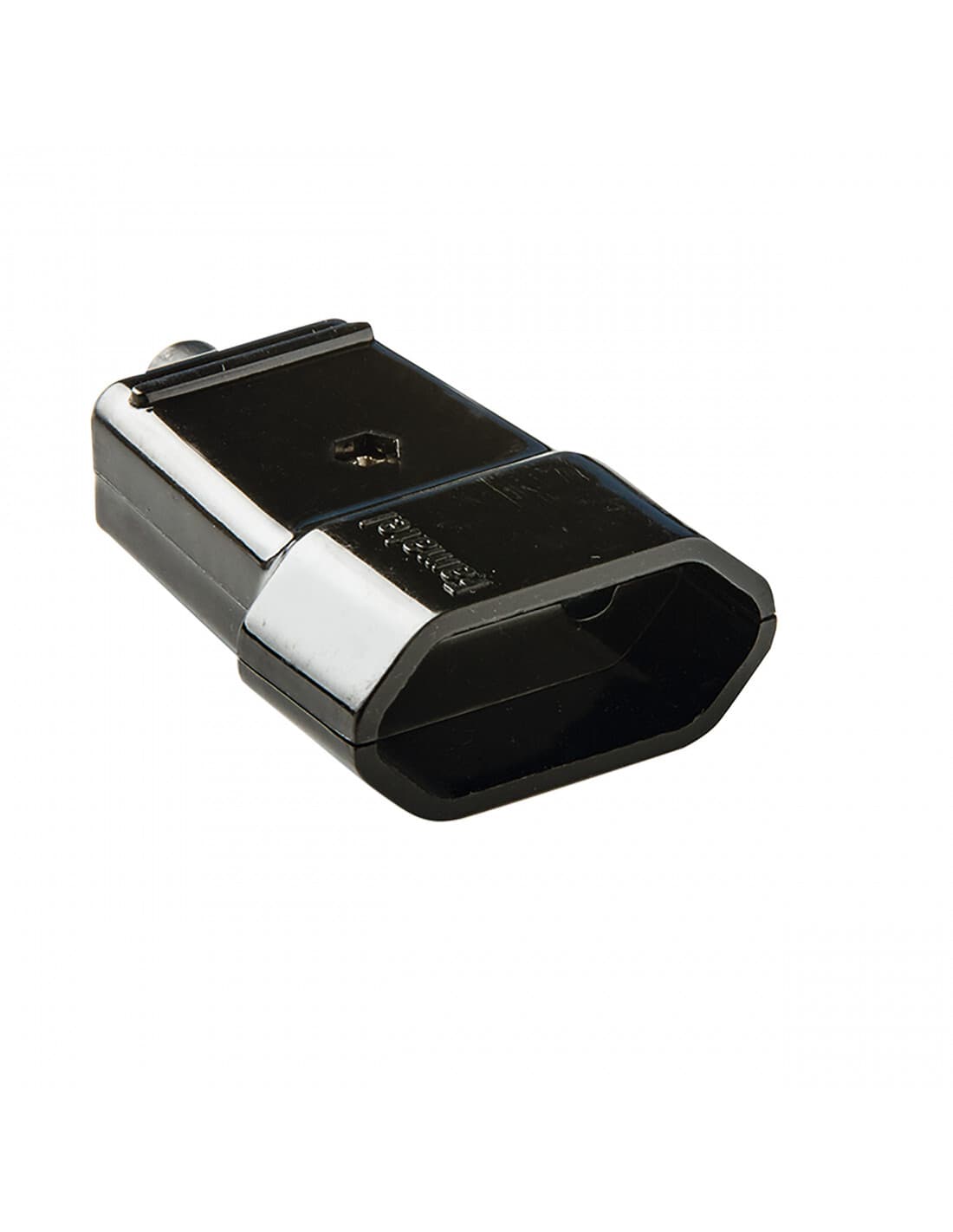 Zásuvka na kábel ORNO ABS 2P/II 16A/250V, čierna 1