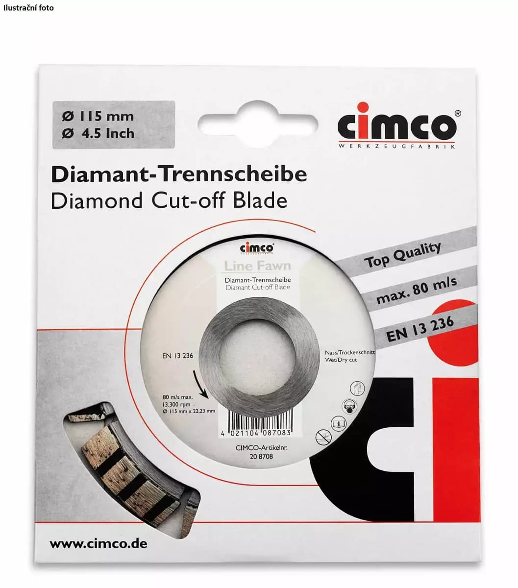 Diamantový řezný kotouč na cihlu o 150 mm 1