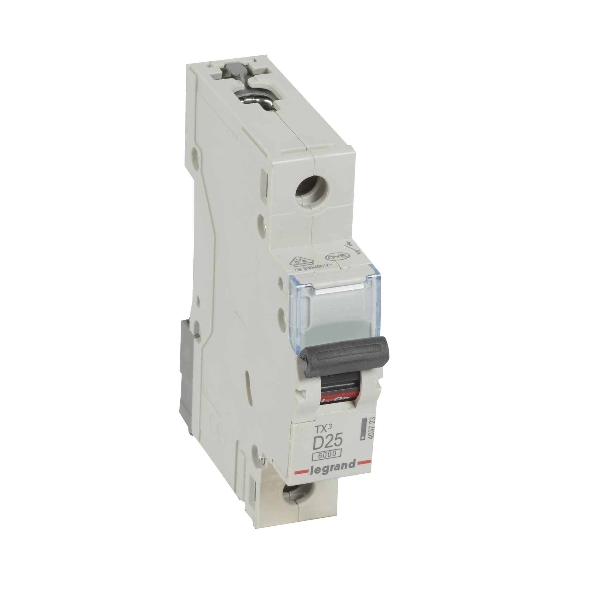 Istič 1-pólový D/25A 6kA Rada:TX3 (Legrand) 1