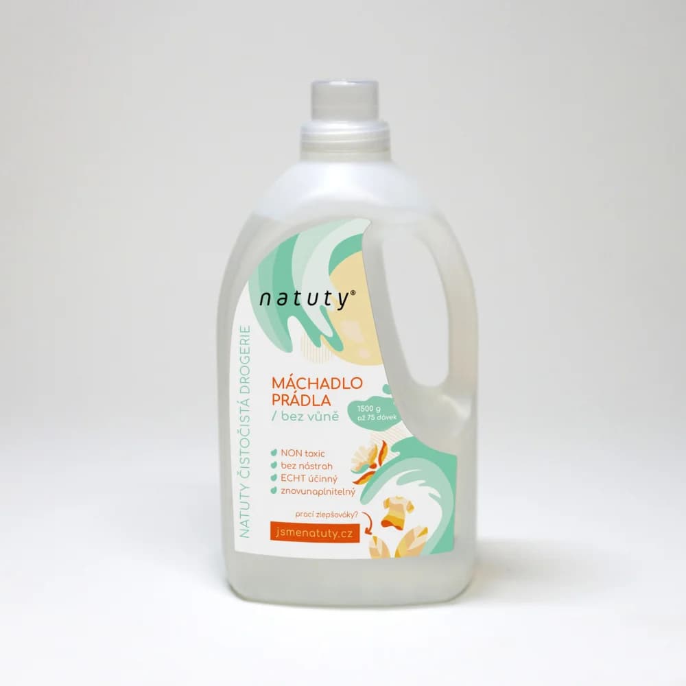 Máchadlo bielizne bez vône 1500g - Natuty 1