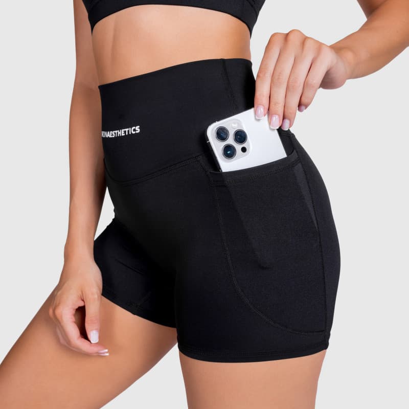 Športové kraťasy Iron Aesthetics Siren, čierne 1
