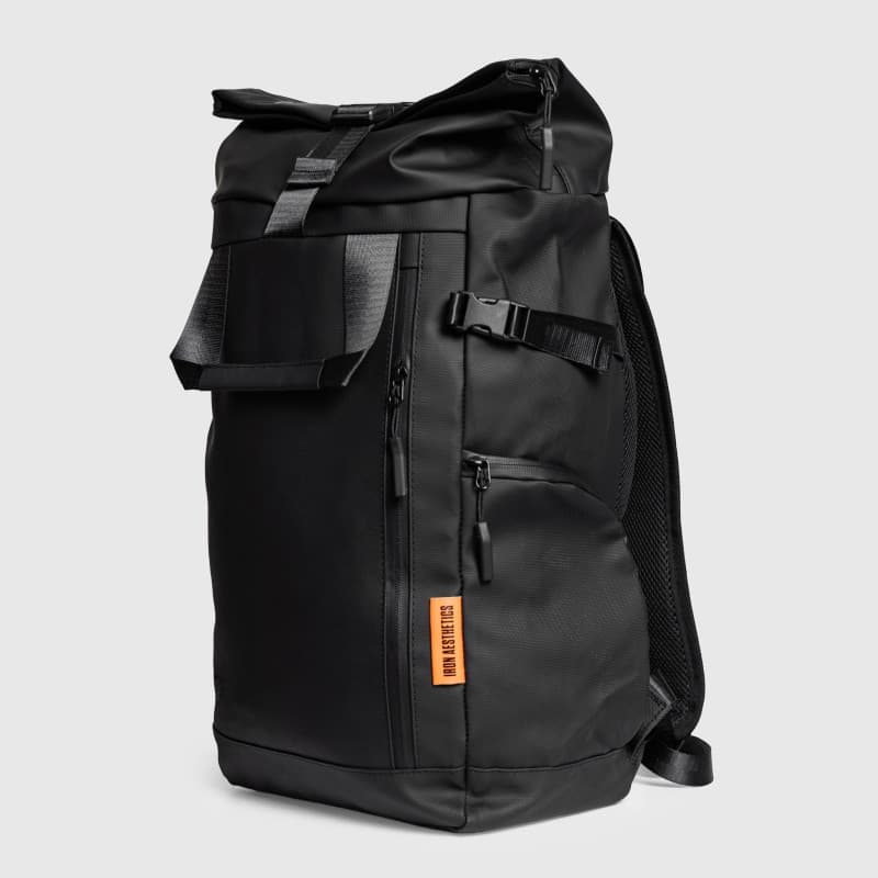 Rolltop batoh Iron Aesthetics Urban Pro, čierny 1
