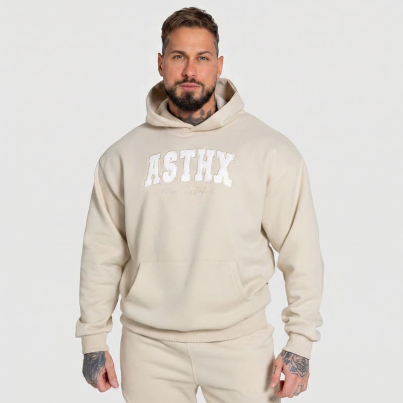 Oversized mikina Iron Aesthetics ASTHX, béžová 1