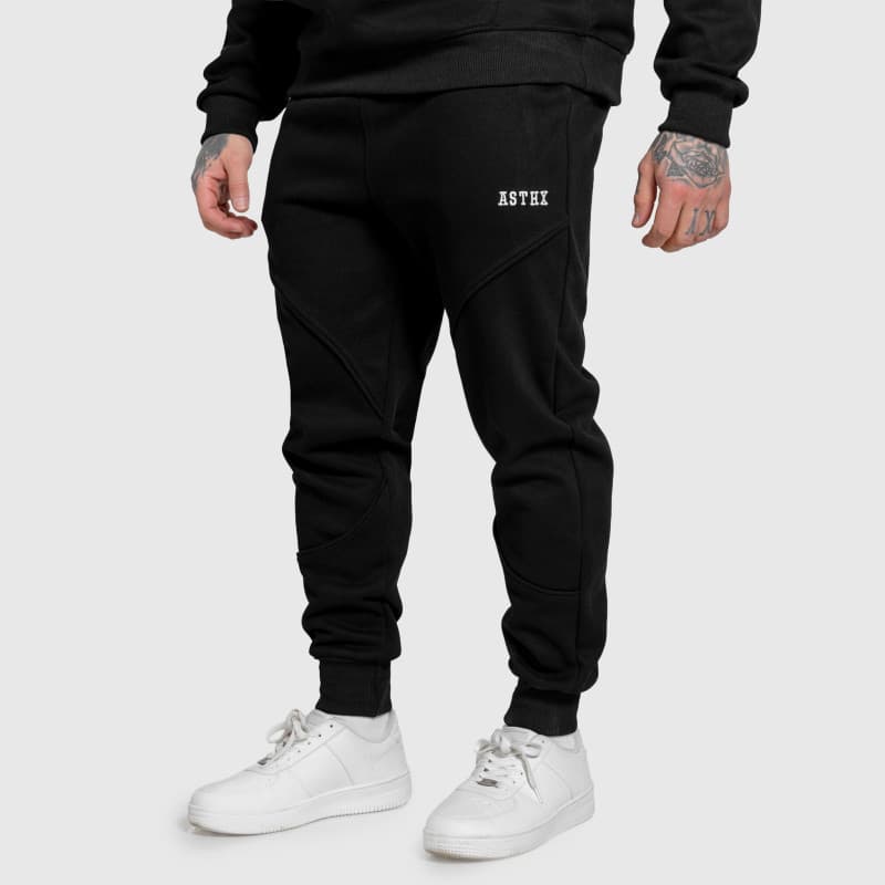 Pánske tepláky Iron Aesthetics ASTHX, čierne 1