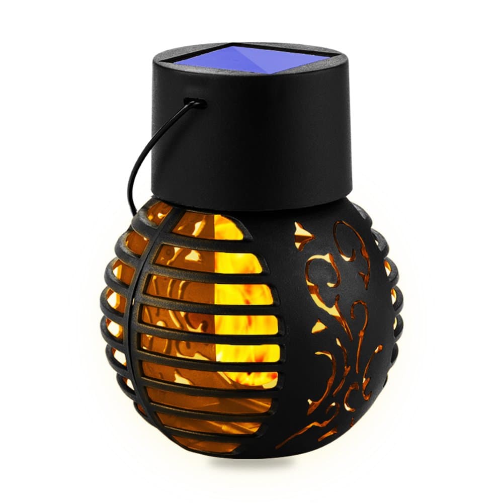 Solárna lampa LED lampáš guľa záhradná IP44 1800K LUMILED 1