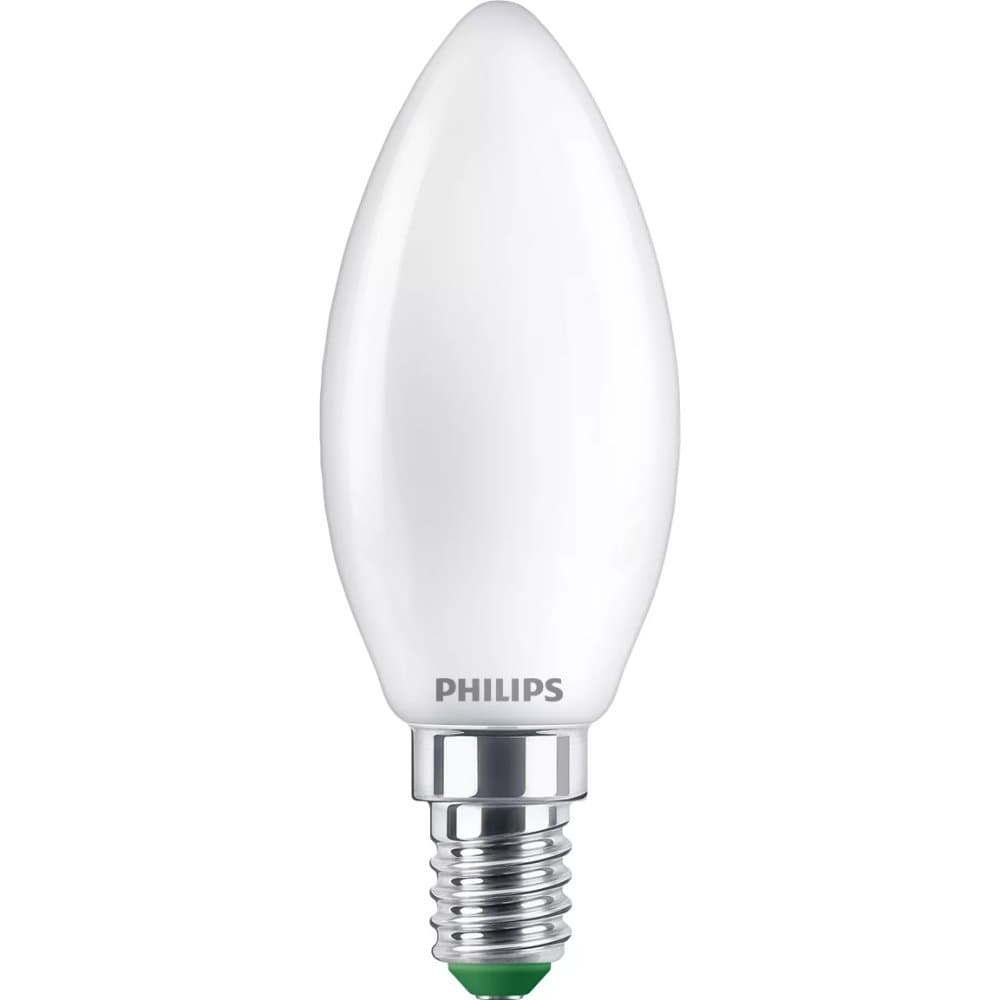 LED žiarovka E14 Candle B35 2,3W = 40W 485lm 210lm/W 2700K Warm 300° CLASS A UltraEfficient Philips 1