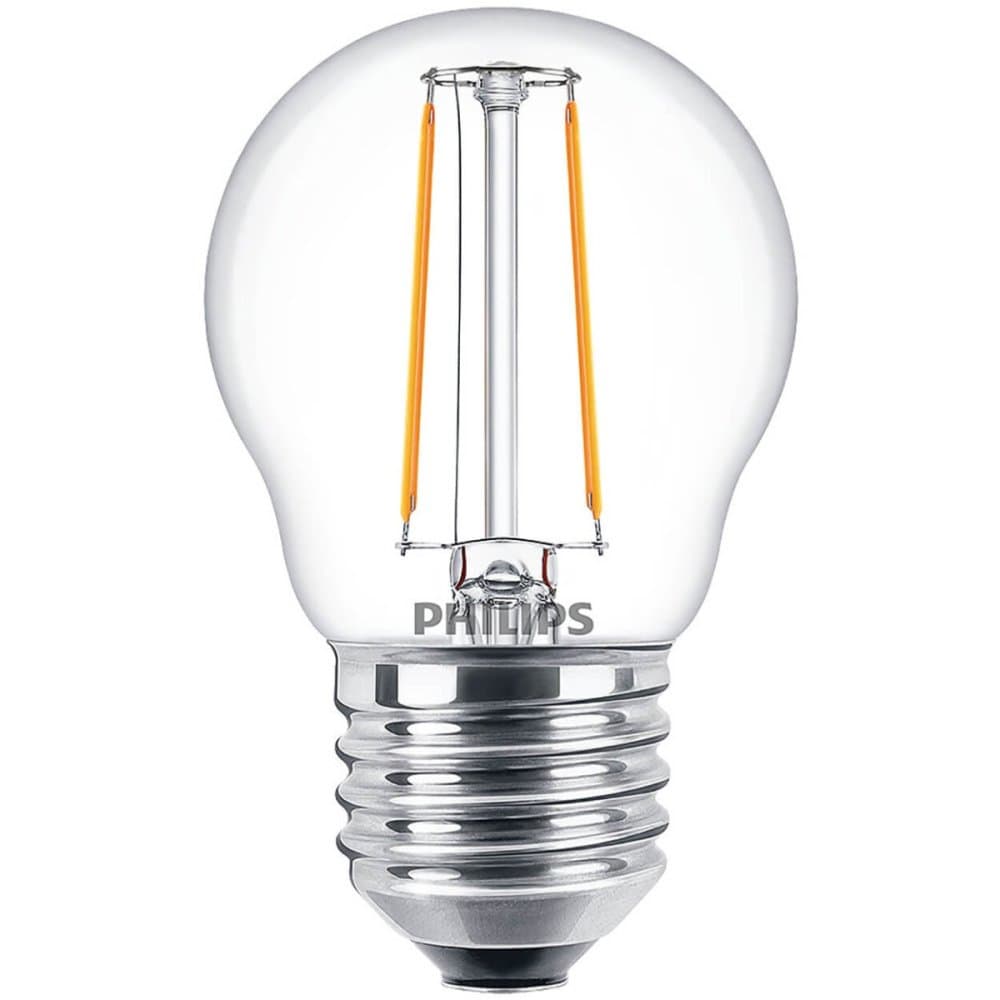 LED žiarovka E27 P45 2W = 25W 250lm 2700K Warm Filament PHILIPS