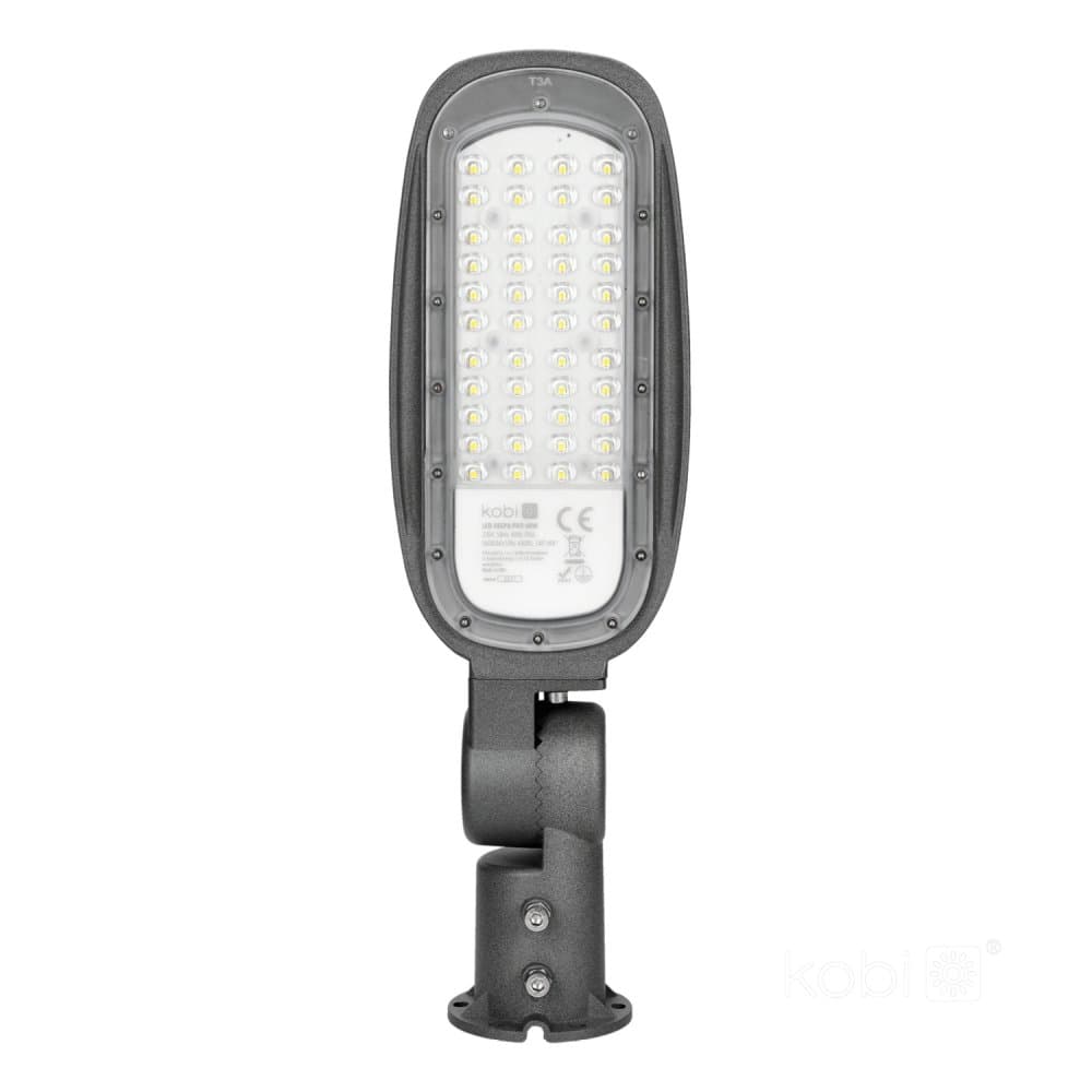 Ulicné a cestné priemyselné svietidlo LED 40W 5600lm 4000K neutrálna IP66 IK08 sivé VESPA Kobi