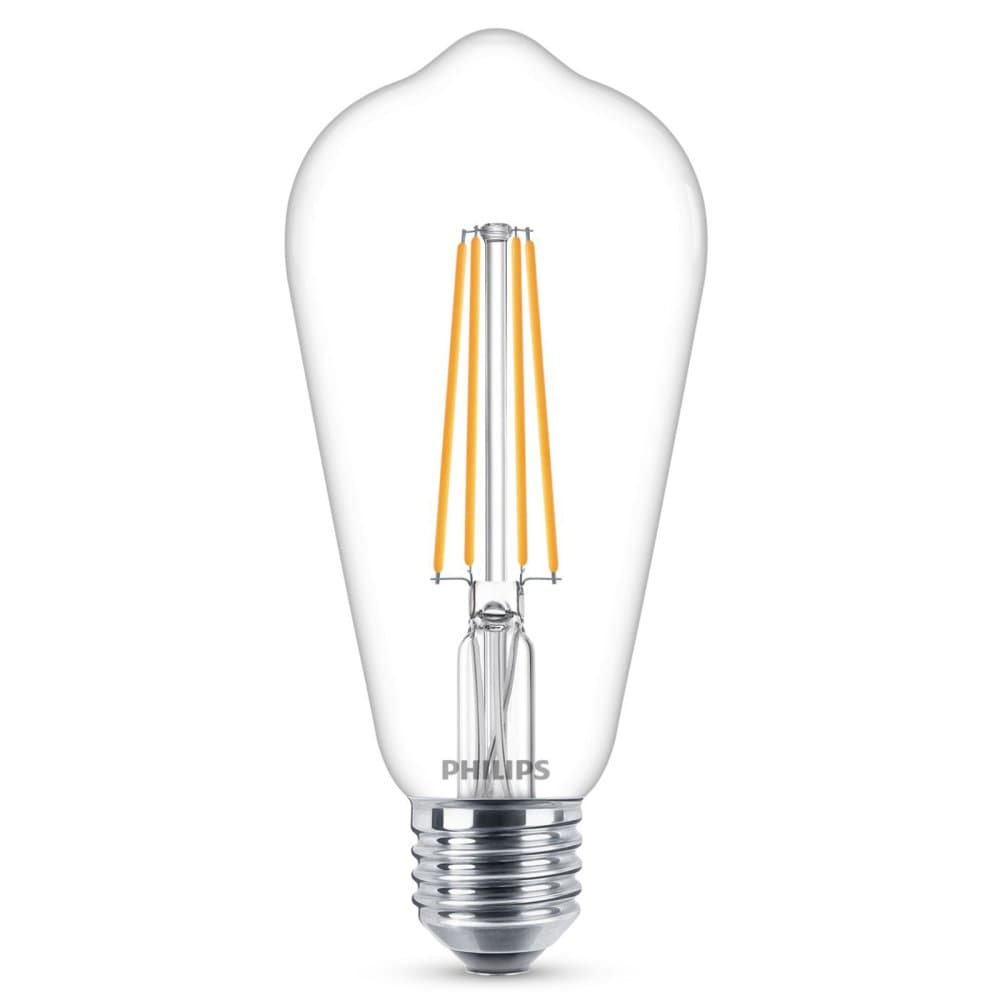 LED Edison E27 ST64 žiarovka 4,3W = 40W 470lm 2700K teplé vlákno PHILIPS