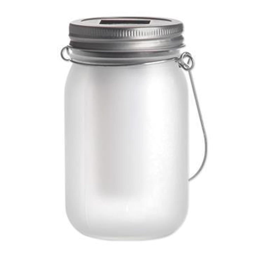 Záhradný lampáš LED Solar Jar Flame 13cm 1