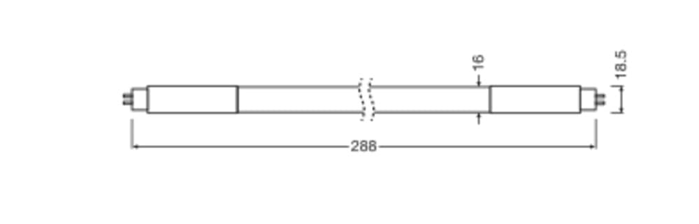 LED žiarivka T5 G5 4W = 8W 380lm 3000K teplá 190° 30cm Superior Ledvance 1