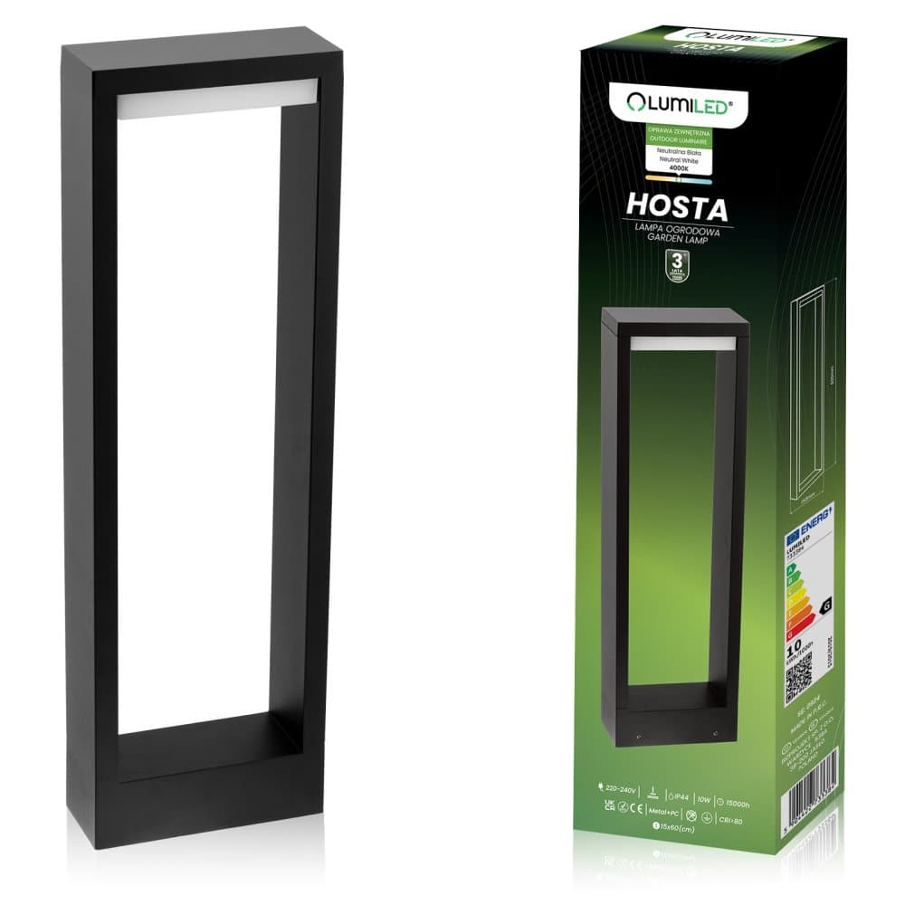 LED 10W HOSTA 60cm Lumiled vonkajšie stĺpikové záhradné svietidlo
