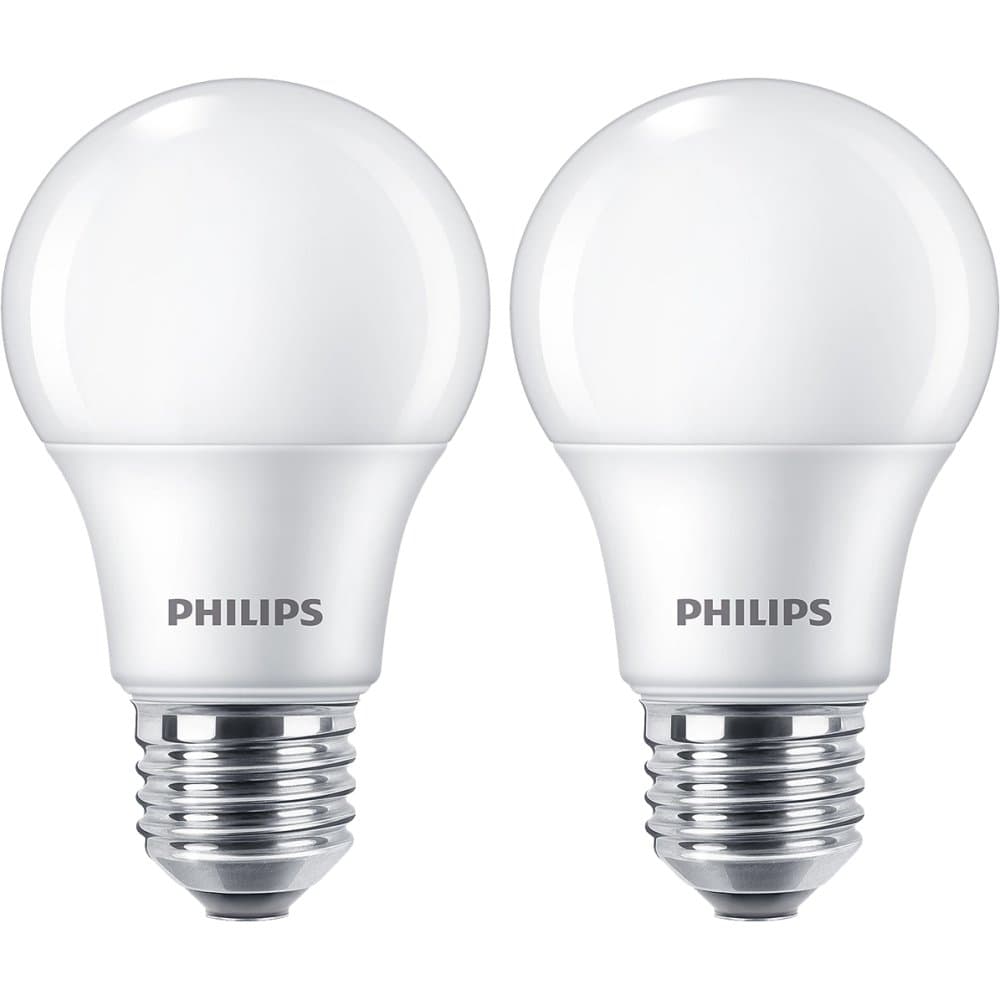 2x LED žiarovka E27 A60 7W = 60W 806lm 2700K teplá 150° PHILIPS 1