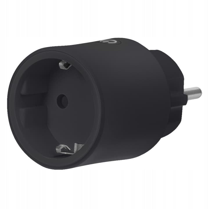 Inteligentná zásuvka merač energie 2300W čierna Osram SMART WiFi Matter Smart Home