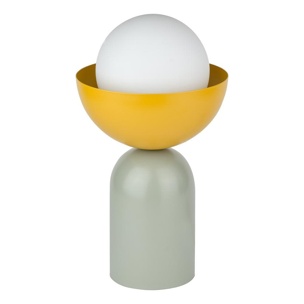 Stolová dekoratívna lampa osvetľovacie svietidlo E14 zelená žltá Decor Bowl Osram