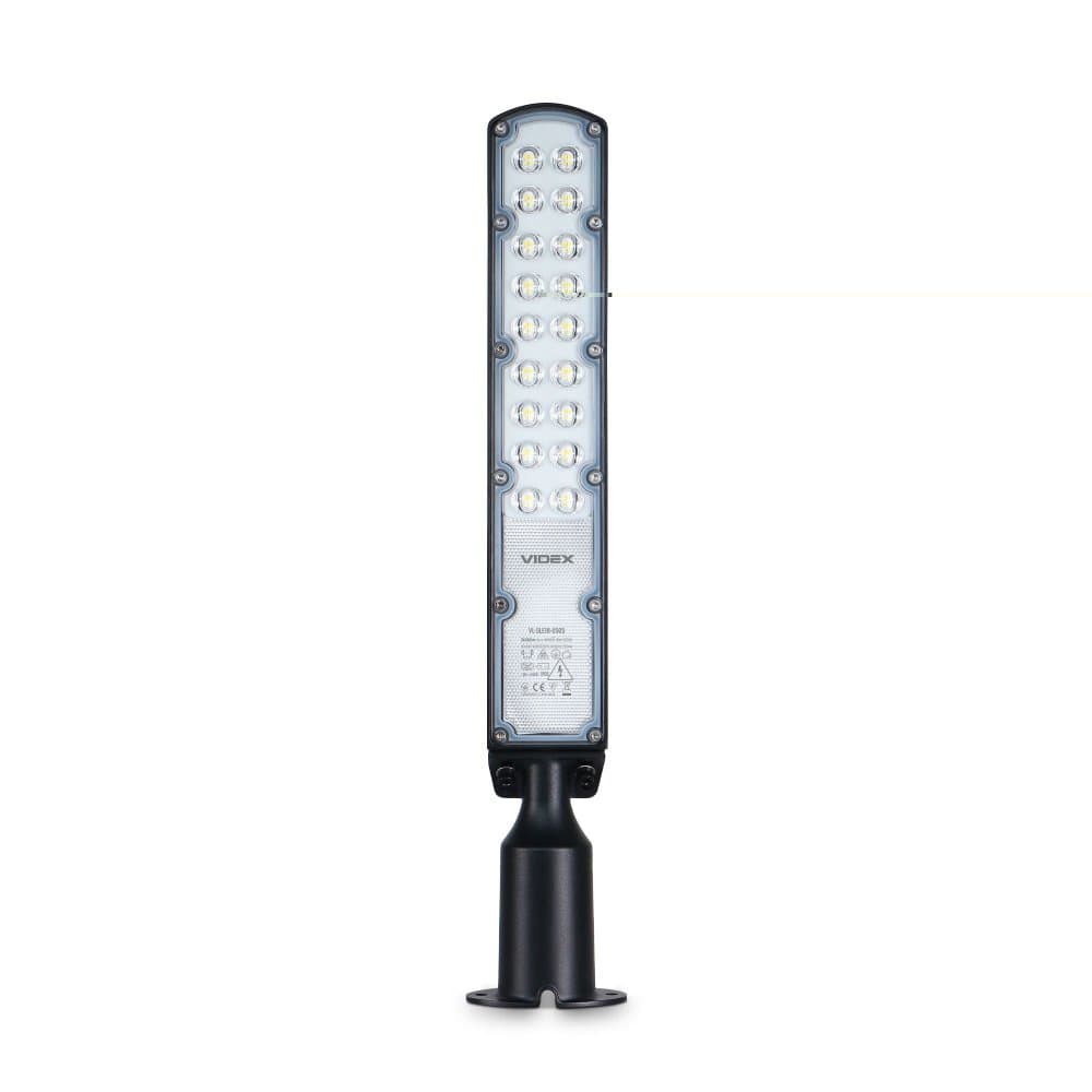 Uličná lampa LED 50W 5000lm 5000K neutrálna 130° 0, 25A čierna VIDEX 1