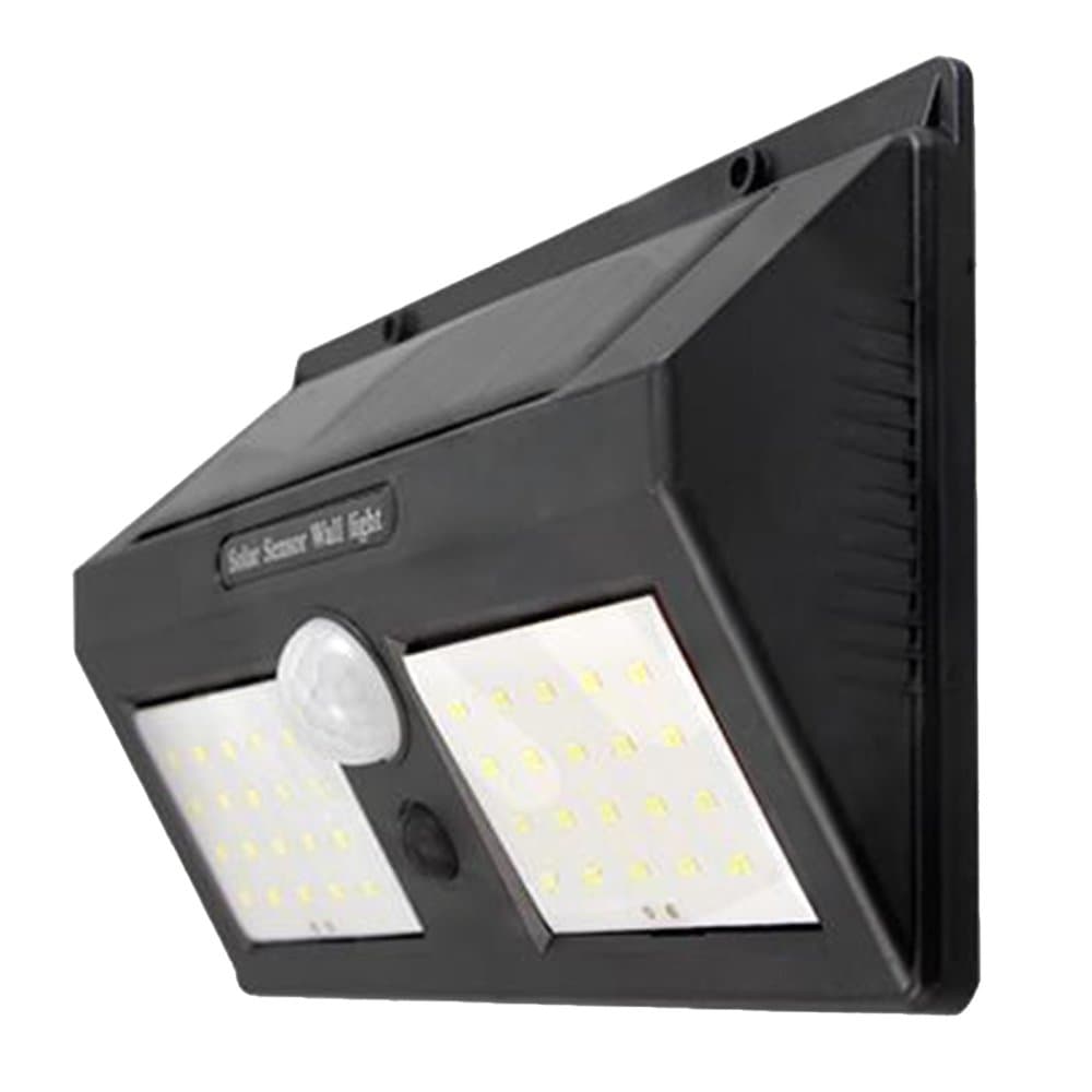 Solárne LED reflektory 5W 5500-6000K Studené IP65 Čierny Masterled pohybový senzor