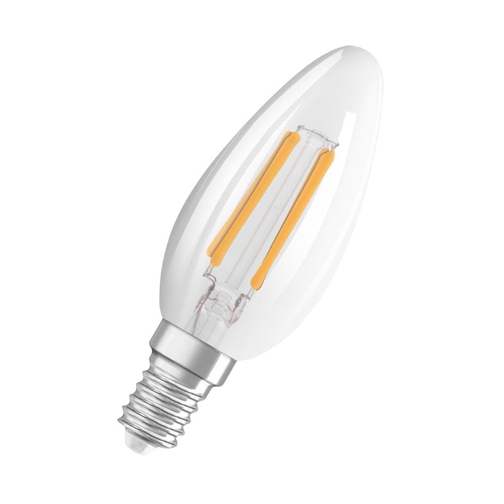 LED žiarovka E14 B40 4W = 40W 470lm 2700 Warm 300° Filament 3-stupňová stmievateľná OSRAM STAR