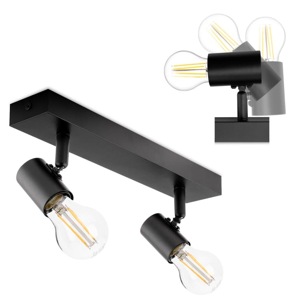 Stropné svietidlo 2x E27 GLASA LUMILED 1