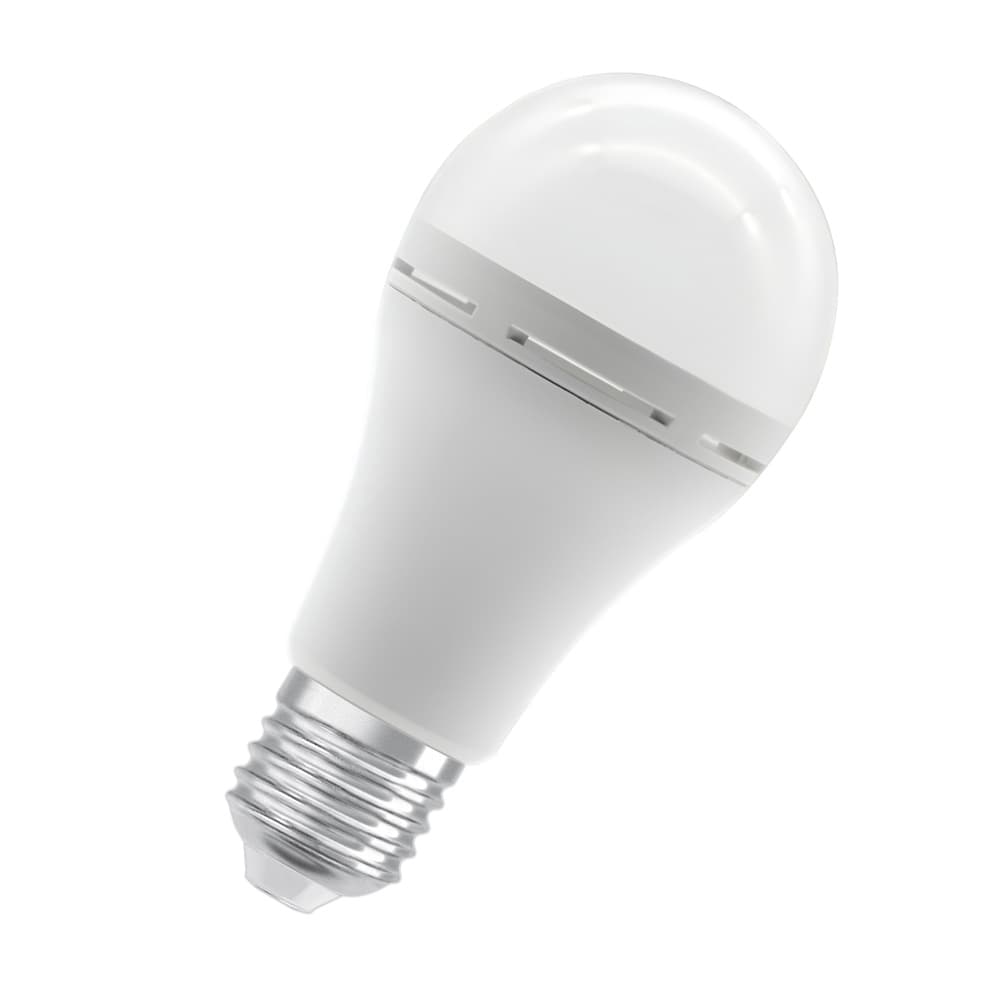 Nabíjateľná LED žiarovka A60 E27 8W = 60W 806lm 4000K Neutrálne 180° Núdzové osvetlenie NABÍJATEĽNÉ ŽIAROVKY Osram