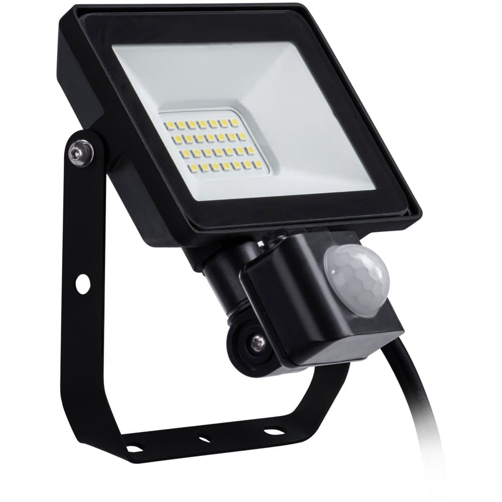 LED reflektor 20W 1800lm 3000K IP65 čierny so senzorom pohybu a súmraku ProjectLine Floodlight PHILIPS