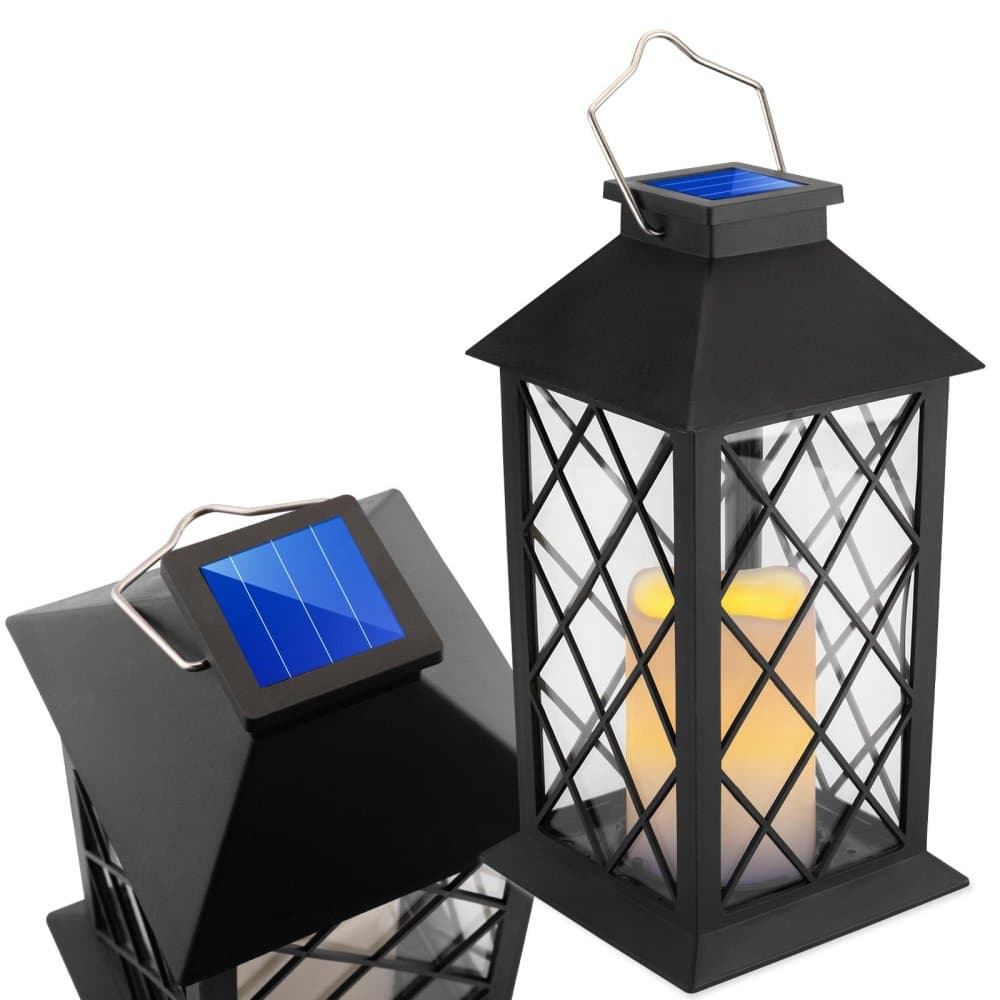 LED solárna záhradná lampa LIRIO Závesná lucerna 28cm LUMILED 1