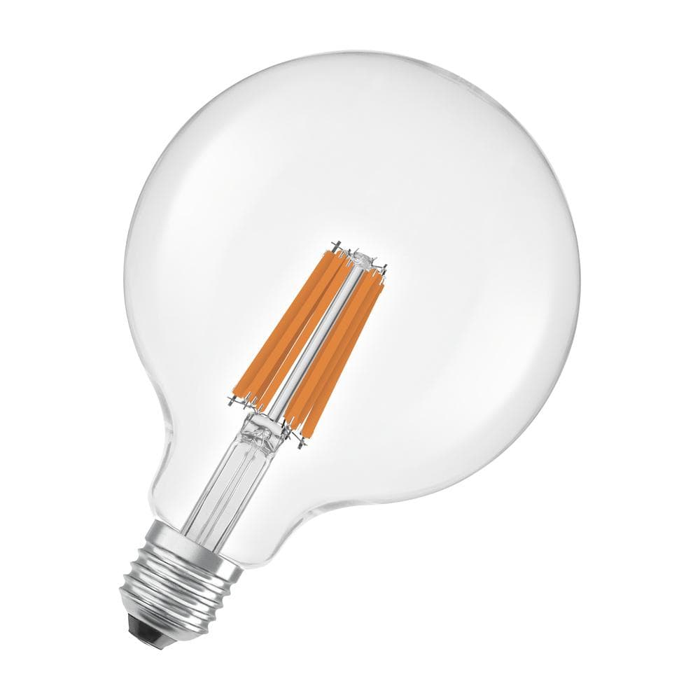 LED žiarovka G125 Sphere E27 7,2W = 100W 1521lm 2700K Warm 330° Filament CLASSIC ENERGETICKÁ ÚSPORNOSŤ Osram 1