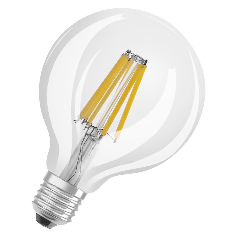 LED žiarovka G95 Sphere E27 11W = 100W 1521lm 2700K Warm CRI90 300° Stmievateľné vlákno SUPERSTAR PLUS CLASSIC Osram