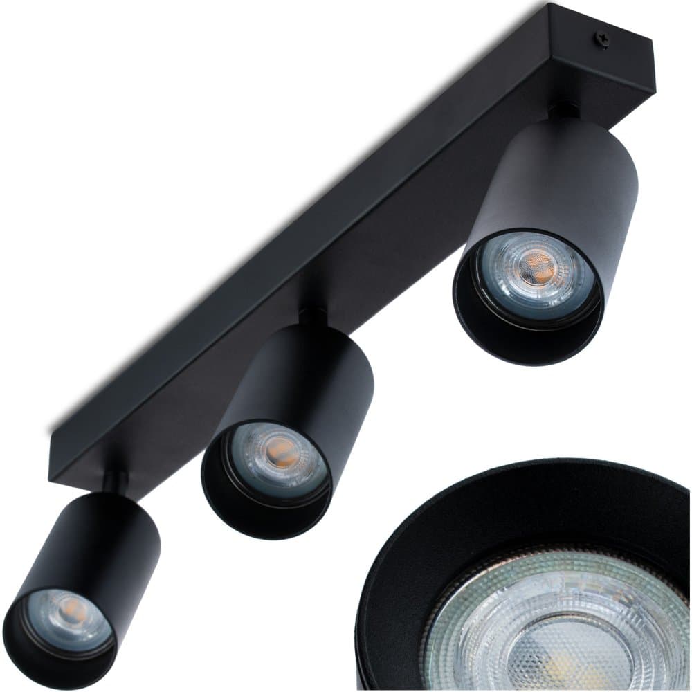Stropné svietidlo plafón spot tube reflektor halogénové šikmé 3x GU10 TABULA LUMILED 1
