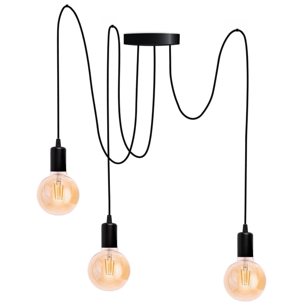 ARANE PAZYK 3-ramenné stropné závesné svietidlo pre LED 3x E27 LUMILED
