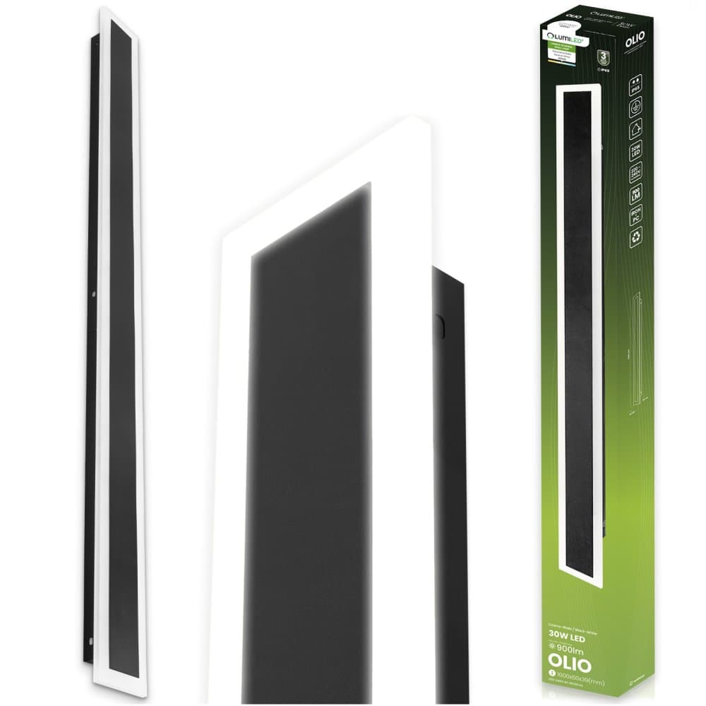 Nástenné svietidlo LED OLIO 30W 4000K 100cm IP65 LUMILED 1
