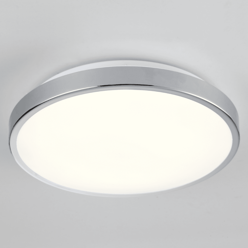 Plafón stropný LED 15W 1600lm 4000K neutrálna 120° biely chróm Kern Sanico Goldlux