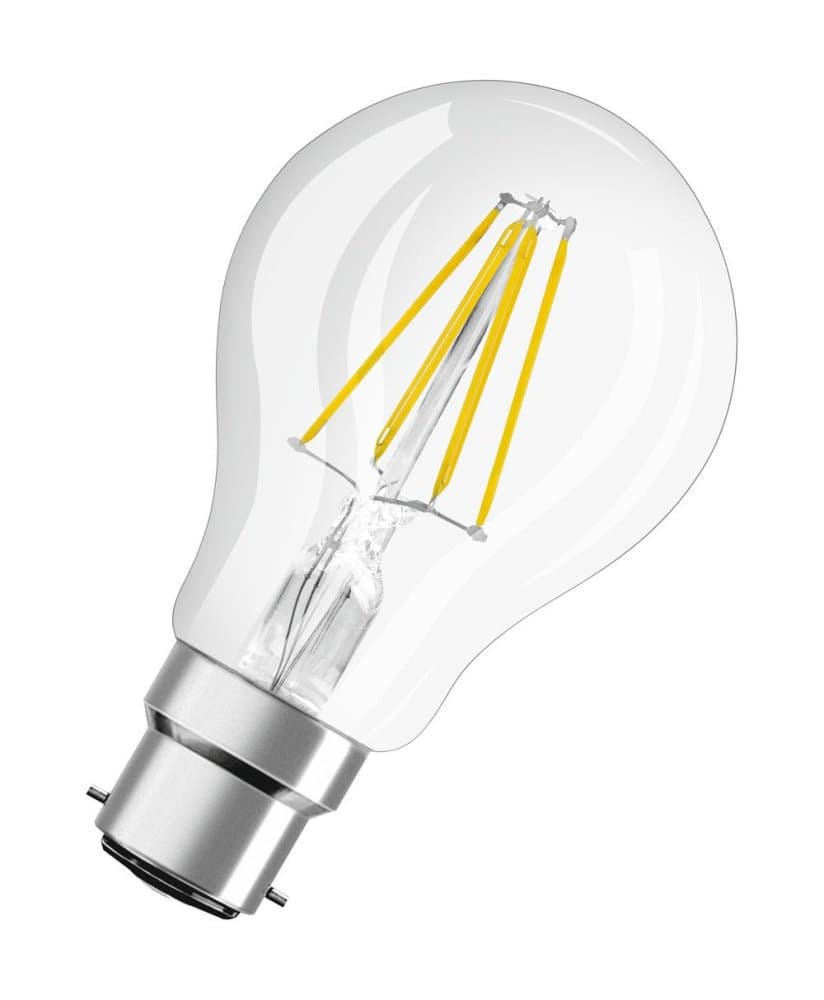 3PAK LED žiarovka B22d A60 6,5W = 60W 806lm 2700K Warm 360° Filament OSRAM