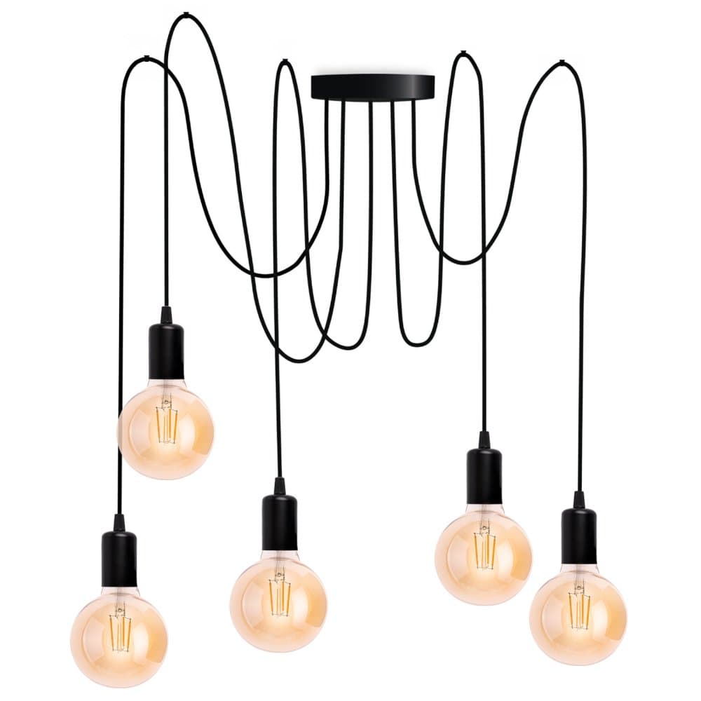 ARANE PAZYK 5 ramienkové stropné závesné svietidlo pre LED 5x E27 LUMILED 1