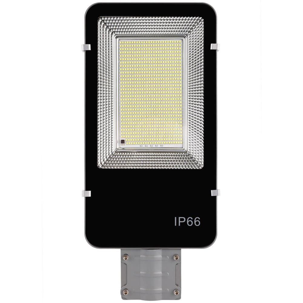 Záhradná pouličná solárna LED lampa výkonná - 1200W - 6500K - IP65 + diaľkové ovládanie