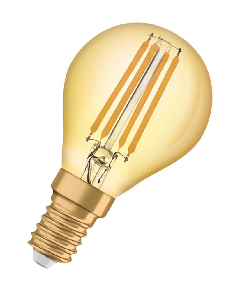 LED žiarovka E14 P40 4W = 35W 410lm 2400K Warm 300° Filament OSRAM Vintage 1906 1