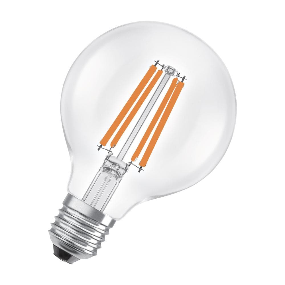 LED žiarovka G80 Sphere E27 2,2W = 40W 470lm 2700K Warm 330° Filament CLASSIC ENERGETICKÁ ÚSPORNOSŤ Osram