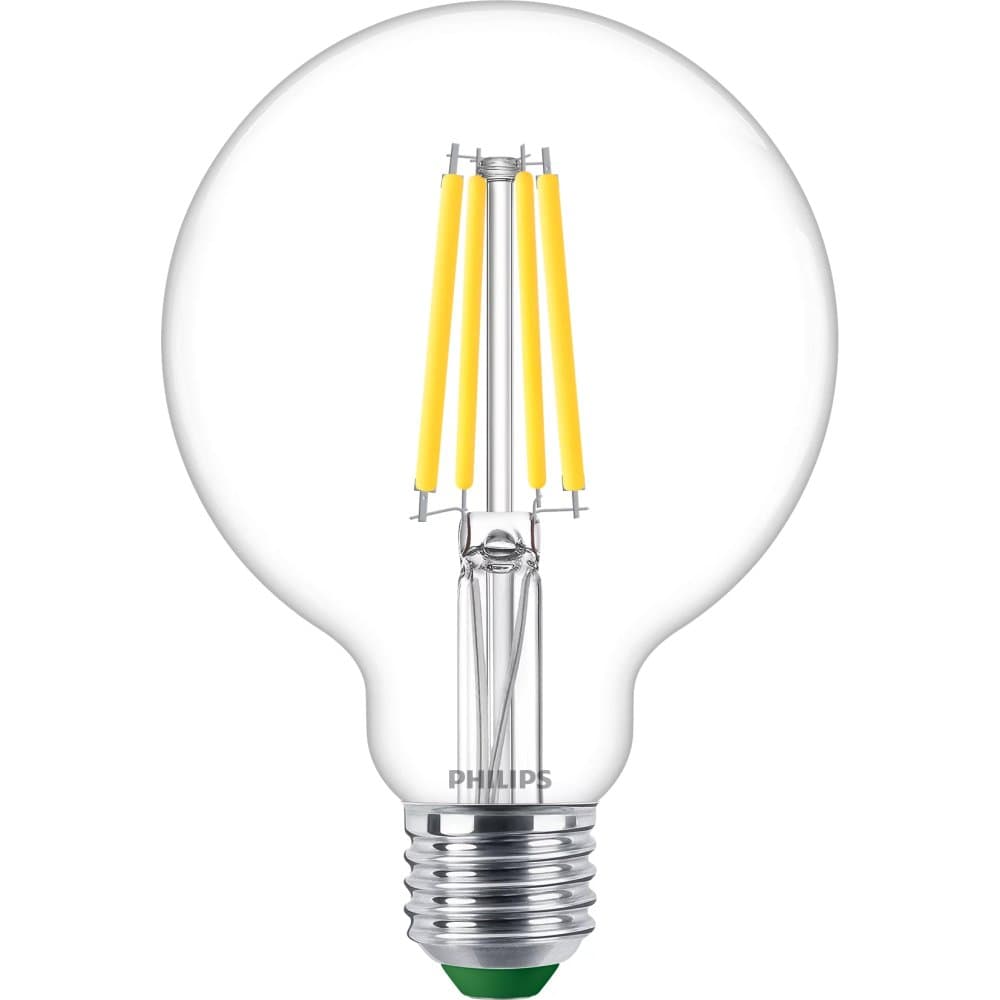 LED žiarovka Globe E27 G95 4W = 60W 840lm 4000K Neutrálne vlákno PHILIPS Ultra Efficient 1