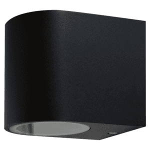 Záhradné nástenné svietidlo LED GU10 BOSTON GOLDLUX (Polux) ALUMINIUM BLACK